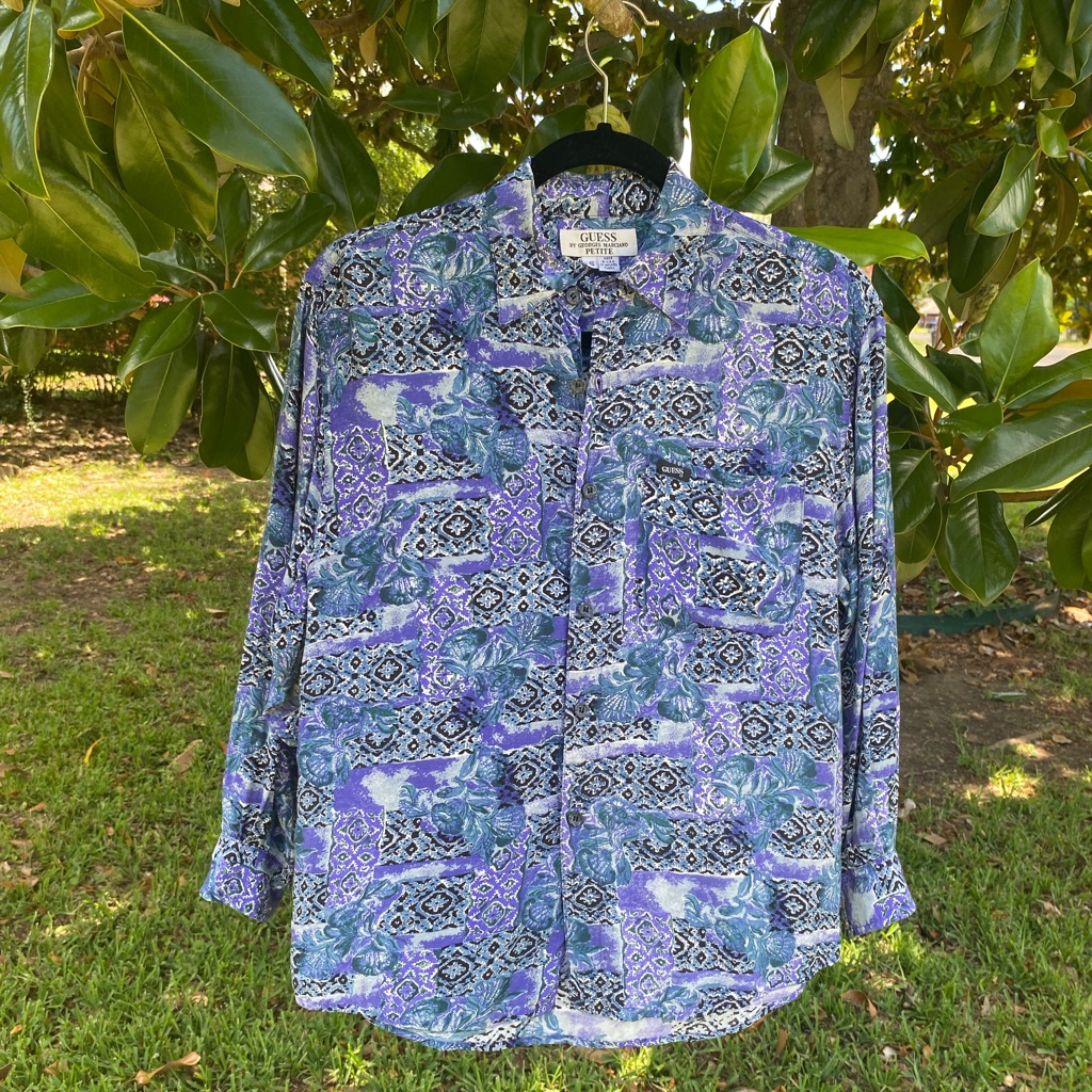 90’s Guess Button Down